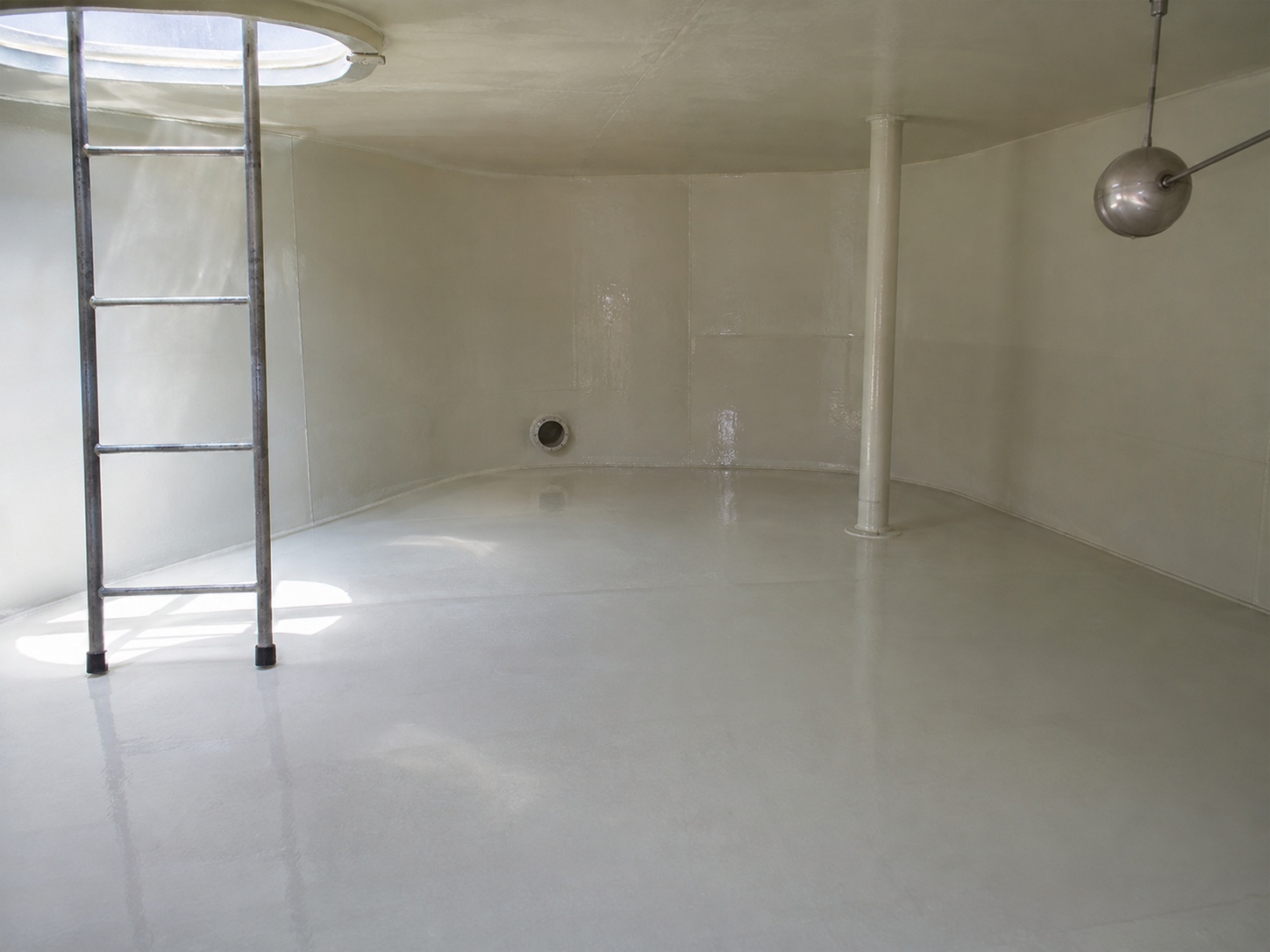 Water tank cleaning — after